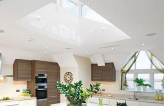 Kinspan skylight in a home