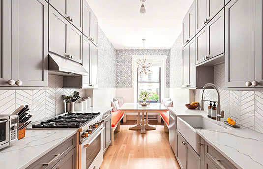 kitchen with lovely cabinet pulls