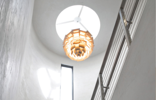 Kingspan Skylight in an dramatic entranceway